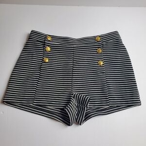 Black/white striped Forever 21 shorts Size medium